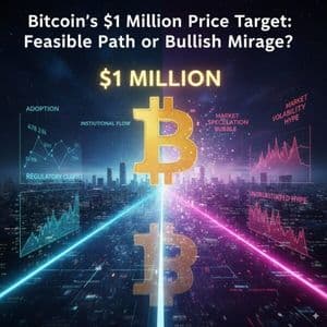 Bitcoin’s $1 Million Price Target: Feasible Path or Bullish Mirage?