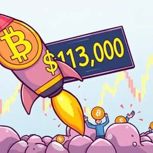 Explosive Bitcoin Price Surge: BTC Soars Above $113,000