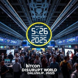 Urgent: Secure Your Massive Bitcoin World Disrupt 2025 Savings Now!