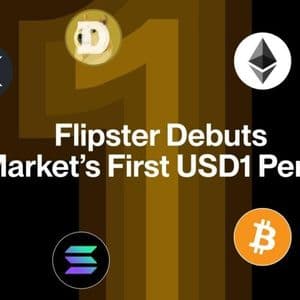 Flipster Debuts Market’s First USD1 Perps for BTC, ETH, SOL, XRP, and DOGE