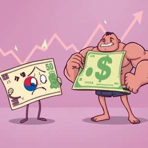 Urgent Alert: South Korean Won Weakens Past 1,400 Against US Dollar