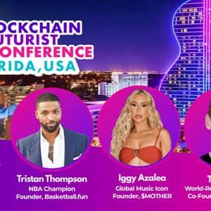 Blockchain Futurist Conference Florida 2025 Kicks Off in Just 2 Weeks, Featuring Iggy Azalea, Tristan Thompson, and Leaders in Web3 & AI