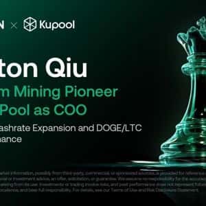 KuPool Strengthens Leadership with Ethereum Mining Pioneer Shelton Qiu, Driving LTC Hashrate Expansion and DOGE/LTC Market Dominance