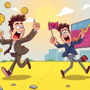 South Korean Retail Investors Make Dramatic Shift: Crypto Trading Volume Crashes 80% as Capital Flows to Stocks